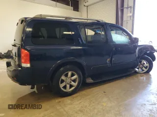 2010 Nissan Armada Titanium z VIN 5N1BA0ND1AN605968, wystawiony jako Copart lot #46100125 z przebiegiem Nie podano mil oraz Czysty tytuł • Clean title. Historia ofert i sprzedaży dostępna na DreamBid. Obrazek 3.