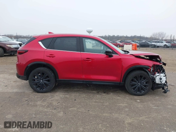2022 Mazda CX-5 2.5 Turbo with VIN JM3KFBAY3N0622971, listed as a IAAI auction lot 40957512 with 25,084 mi miles and . Bid and sale history available at carsss.com. Image 13.