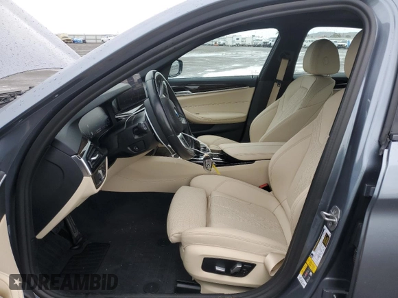 2022 BMW 5 Series 530e with VIN WBA13AG05NCL01602, listed as a Copart auction lot 85075934 with 34,240 mi miles and Salvage title. Bid and sale history available at DreamBid. Image 7.