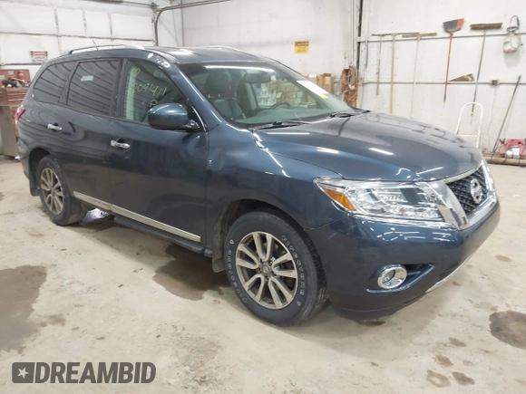 2016 Nissan Pathfinder Platinum with VIN 5N1AR2MM1GC635218, listed as a IAAI auction lot 42091411 with 185,691 mi miles and . Bid and sale history available at DreamBid. Image 1.