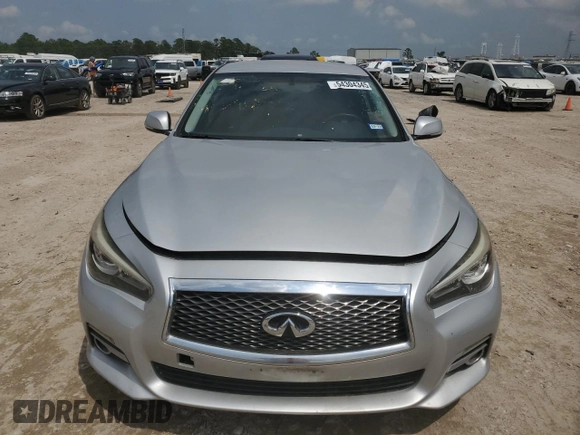 2015 Infiniti Q50 Premium with VIN JN1BV7AP3FM335854, listed as a Copart auction lot 54304345 with 114,416 mi miles and Clean Title. Bid and sale history available at carsss.com. Image 5.