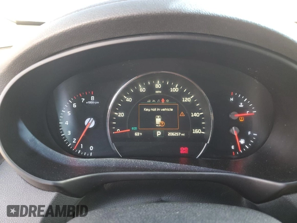2018 Kia Sorento EX with VIN 5XYPH4A55JG396303, listed as a Copart auction lot 43771825 with 206,257 mi miles and Salvage Title. Bid and sale history available at DreamBid. Image 9.