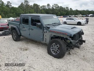 2024 Jeep Gladiator Mojave X с VIN 1C6JJTEGXRL115913, выставлен на аукционе Copart как лот 54733725 с пробегом 14 432 миль миль и Списание • Salvage title. История ставок и продаж доступна на DreamBid. Изображение 4.