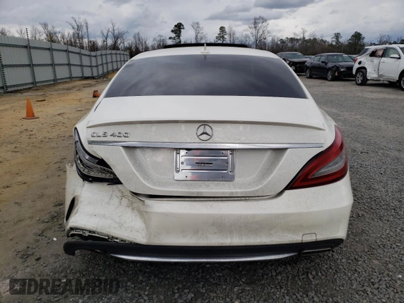 2015 Mercedes-Benz CLS-Class CLS 400 with VIN WDDLJ6FB3FA155009, listed as a Copart auction lot 36436743 with 75,723 mi miles. Bid and sale history available at carsss.com. Image 6.