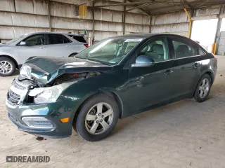 2015 Chevrolet Cruze LT with VIN 1G1PC5SBXF7154077, listed as a Copart auction lot 49009665 with 124,288 mi miles and Salvage Title. Bid and sale history available at carsss.com. Image 1.