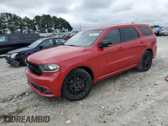 2016 Dodge Durango R/T z VIN 1C4SDHCT8GC424164, wystawiony jako Copart lot #59520745 z przebiegiem 190 303 mil mil oraz Szkoda całkowita • Salvage title. Historia ofert i sprzedaży dostępna na DreamBid. Obrazek 1.