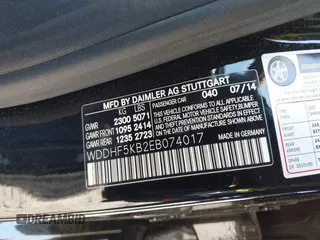 2014 Mercedes-Benz E 350 Sport with VIN WDDHF5KB2EB074017, listed as a IAAI auction lot 42006651 with 44,135 mi miles and . Bid and sale history available at carsss.com. Image 9.