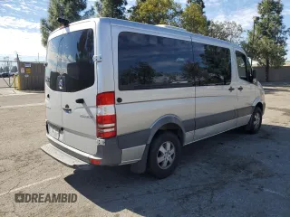 2014 Mercedes-Benz Sprinter Passenger with VIN WDZPE7DC3E5844573, listed as a Copart auction lot 45985045 with Not Provided miles and Salvage Title. Bid and sale history available at carsss.com. Image 3.