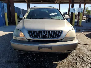 1999 Lexus RX 300 Luxury SUV with VIN JT6GF10U7X0022374, listed as a Copart auction lot 88029105 with 236,270 mi miles and Salvage Title. Bid and sale history available at carsss.com. Image 5.