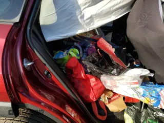 2021 Toyota RAV4 Hybrid XLE with VIN JTMRWRFV7MD130630, listed as a Copart auction lot 76802014 with 0 mi miles and Salvage Title. Bid and sale history available at carsss.com. Image 11.