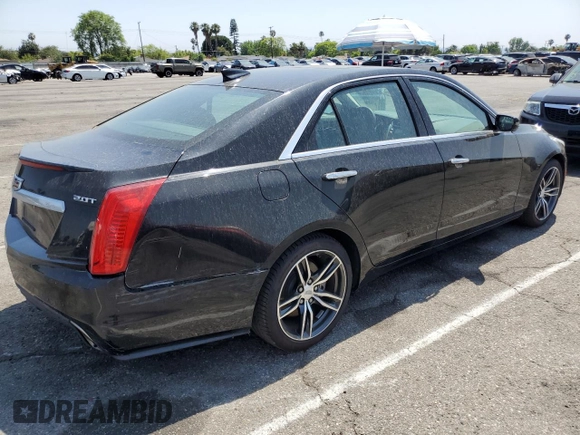 2019 Cadillac CTS Luxury RWD with VIN 1G6AR5SX1K0147998, listed as a Copart auction lot 59641595 with 37,636 mi miles and Clean title. Bid and sale history available at DreamBid. Image 3.