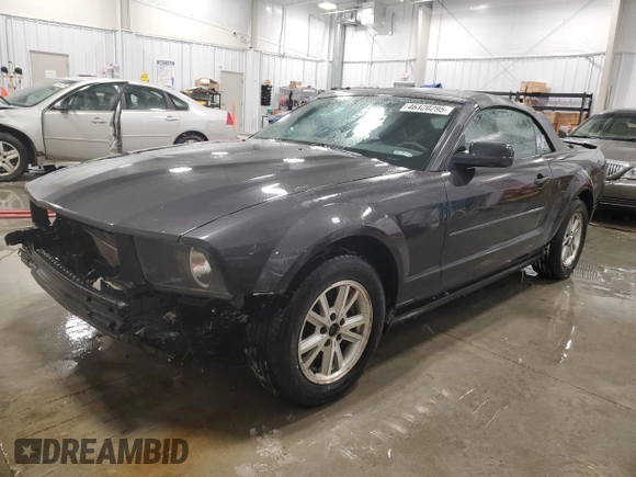 2007 Ford Mustang Deluxe with VIN 1ZVFT84N375322065, listed as a Copart auction lot 46120295 with 139,159 mi miles and Clean Title. Bid and sale history available at carsss.com. Image 1.