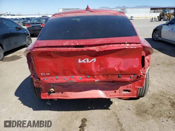 2024 Kia EV6 Wind with VIN KNDC34LA5R5622707, listed as a Copart auction lot 49500815 with 1,111 mi miles and Salvage Title. Bid and sale history available at carsss.com. Image 6.