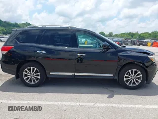 2014 Nissan Pathfinder S with VIN 5N1AR2MM1EC696341, listed as a IAAI auction lot 42255710 with 99,680 mi miles and . Bid and sale history available at DreamBid. Image 13.