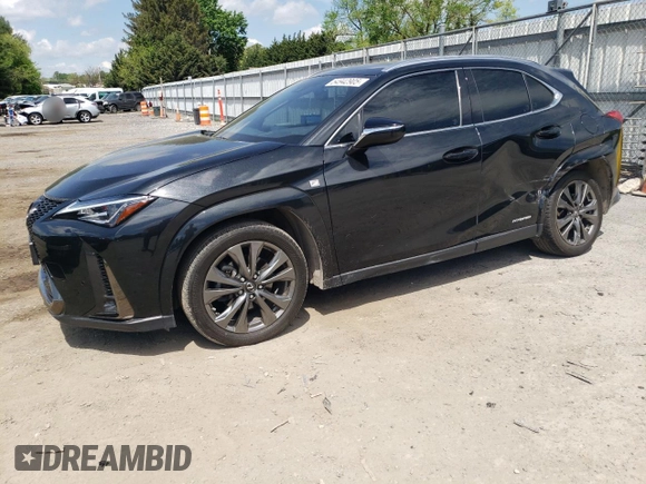 2022 Lexus UX 250h F Sport с VIN JTHR9JBH0N2062952, выставлен на аукционе Copart как лот 54942905 с пробегом 36 314 миль миль и Списание • Salvage title. История ставок и продаж доступна на DreamBid. Изображение 1.