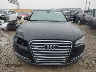 2013 Audi A8 4.0L with VIN WAUR2AFD3DN010884, listed as a Copart auction lot 42517495 with 123,212 mi miles and Salvage title. Bid and sale history available at DreamBid. Image 5.