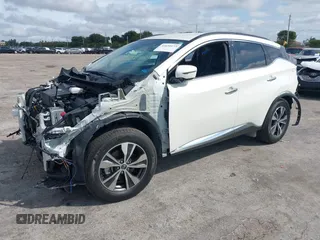 2023 Nissan Murano SV with VIN 5N1AZ2BJ7PC111015, listed as a IAAI auction lot 41630173 with 22,267 mi miles. Bid and sale history available at carsss.com. Image 21.