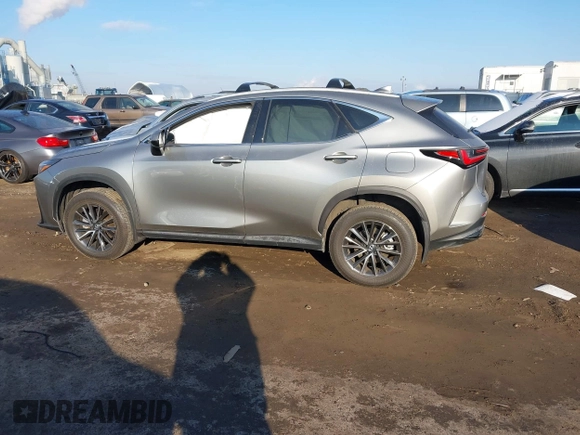 2024 Lexus NX with VIN 2T2AGCEZ7RC039708, listed as a IAAI auction lot 41343689 with 5,314 mi miles. Bid and sale history available at carsss.com. Image 14.