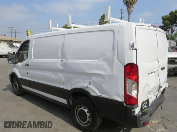 2023 Ford Transit Cargo with VIN 1FTYE1Y81PKB92726, listed as a Copart auction lot 87962485 with 13,373 mi miles and Salvage Title. Bid and sale history available at DreamBid. Image 4.