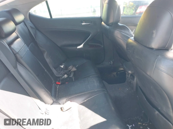 2006 Lexus IS 250 with VIN JTHCK262765001622, listed as a IAAI auction lot 41993744 with 190,407 mi miles and . Bid and sale history available at DreamBid. Image 8.