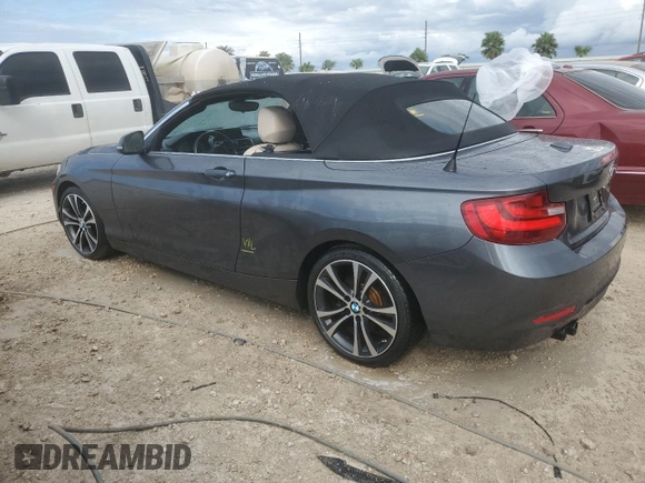 2017 BMW 2 Series 230i with VIN WBA2K9C34HV647350, listed as a Copart auction lot 74210834 with 24,412 mi miles and Non repairable. Bid and sale history available at DreamBid. Image 2.