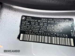 1999 BMW 5 Series 540i z VIN WBADN5333XGC91598, wystawiony jako Copart lot #61690655 z przebiegiem 174 320 mil mil oraz Szkoda całkowita • Salvage title. Historia ofert i sprzedaży dostępna na DreamBid. Obrazek 10.