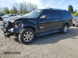 2007 Ford Expedition Max Limited z VIN 1FMFK20587LA27351, wystawiony jako Copart lot #53321495 z przebiegiem 163 731 mil mil oraz Szkody całkowita. Historia ofert i sprzedaży dostępna na DreamBid. Obrazek 1.