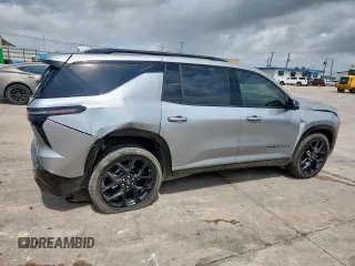 2025 Chevrolet Traverse with VIN 1GNERLRS6SJ243320, listed as a Copart auction lot 61691935 with 3,241 mi miles and Salvage title. Bid and sale history available at DreamBid. Image 3.