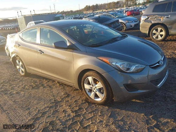 2013 Hyundai Elantra GLS with VIN 5NPDH4AE6DH363083, listed as a IAAI auction lot 41512838 with 69,789 mi miles. Bid and sale history available at carsss.com. Image 1.