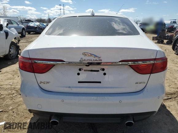 2017 Jaguar XF 35t Premium with VIN SAJBD4BVXHCY30154, listed as a Copart auction lot 53490035 with 95,207 mi miles and Clean Title. Bid and sale history available at carsss.com. Image 6.