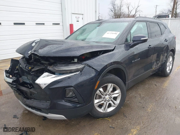 2020 Chevrolet Blazer LT with VIN 3GNKBCRSXLS603096, listed as a IAAI auction lot 41724590 with 68,531 mi miles. Bid and sale history available at carsss.com. Image 18.