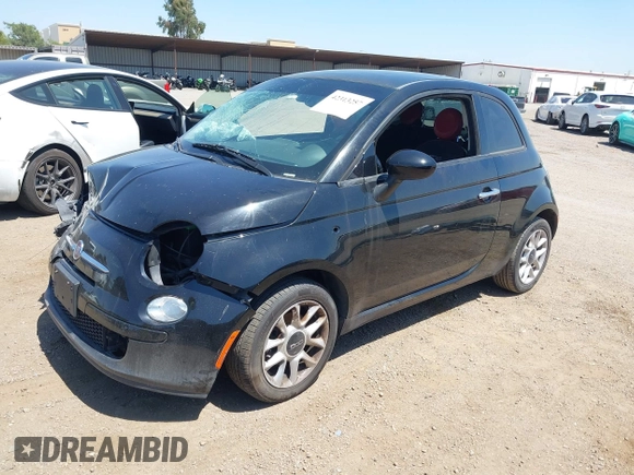 2017 FIAT 500 Pop z VIN 3C3CFFKR9HT584332, wystawiony jako IAAI lot #42313257 z przebiegiem 131 182 mil mil oraz . Historia ofert i sprzedaży dostępna na DreamBid. Obrazek 2.