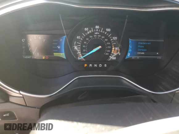 2014 Ford Fusion SE with VIN 1FA6P0HD3E5358299, listed as a Copart auction lot 58666894 with 148,987 mi miles and Salvage Title. Bid and sale history available at carsss.com. Image 9.