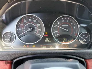 2014 BMW 4 Series 428i xDrive with VIN WBA3T1C58EP819710, listed as a Copart auction lot 54699235 with 196,856 mi miles and Salvage Title. Bid and sale history available at carsss.com. Image 9.