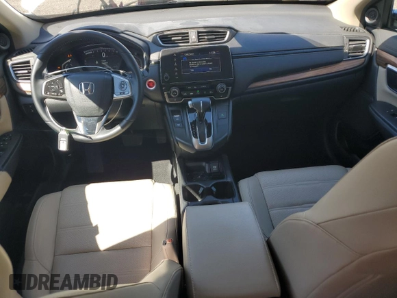 2018 Honda CR-V Touring with VIN 2HKRW2H9XJH619830, listed as a Copart auction lot 53694675 with 95,703 mi miles and Salvage title. Bid and sale history available at DreamBid. Image 8.