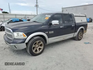 2016 Ram 1500 Laramie z VIN 1C6RR6NT5GS395320, wystawiony jako Copart lot #59493585 z przebiegiem 150 235 mil mil oraz Szkoda całkowita • Salvage title. Historia ofert i sprzedaży dostępna na DreamBid. Obrazek 1.