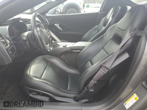 2015 Chevrolet Corvette 1LT with VIN 1G1YB3D73F5102838, listed as a Copart auction lot 50013215 with 44,037 mi miles and Salvage Title. Bid and sale history available at carsss.com. Image 7.