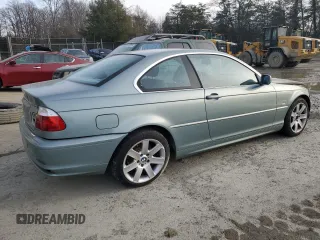 2002 BMW 3 Series 325Ci with VIN WBABN33452PG59471, listed as a Copart auction lot 43534095 with 178,181 mi miles and Salvage title. Bid and sale history available at DreamBid. Image 3.