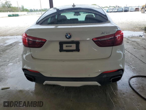 2016 BMW X6 sDrive35i with VIN 5UXKU0C56G0F93346, listed as a Copart auction lot 78287264 with 107,702 mi miles and Salvage Title. Bid and sale history available at carsss.com. Image 6.