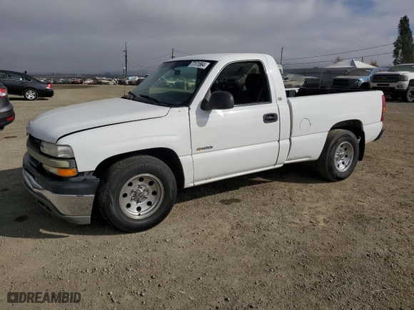 2000 Chevrolet Silverado 1500 with VIN 1GCEC14W1YZ175513, listed as a Copart auction lot 77171564 with 203,411 mi miles and Salvage Title. Bid and sale history available at carsss.com. Image 1.