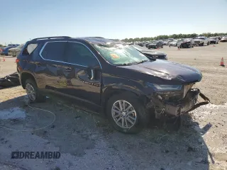 2022 Chevrolet Traverse LT Cloth with VIN 1GNEVGKW7NJ143084, listed as a Copart auction lot 49617865 with 0 mi miles and Non Repairable. Bid and sale history available at carsss.com. Image 4.