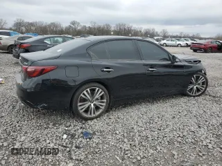 2020 Infiniti Q50 3.0t SPORT with VIN JN1EV7AP7LM205102, listed as a Copart auction lot 43652135 with 68,075 mi miles and Salvage Title. Bid and sale history available at carsss.com. Image 3.