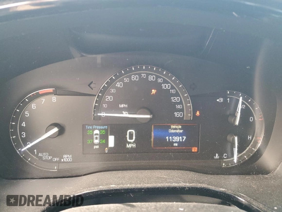 2019 Cadillac XT5 Premium Luxury FWD with VIN 1GYKNERS3KZ118967, listed as a Copart auction lot 42419035 with 113,917 mi miles and Salvage title. Bid and sale history available at DreamBid. Image 9.