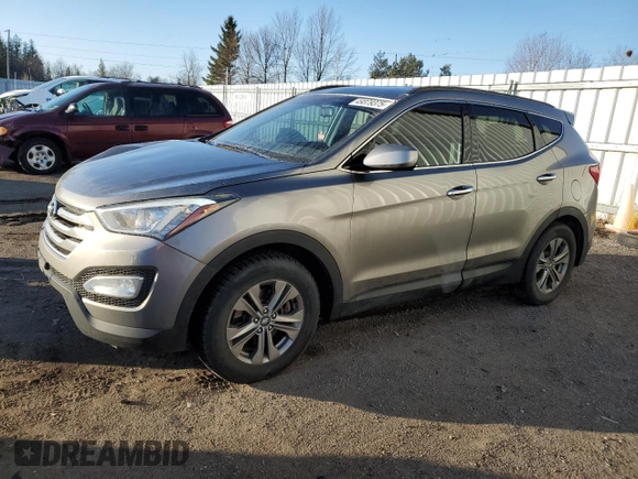2016 Hyundai Santa Fe z VIN 5XYZU3LB6GG325735, wystawiony jako Copart lot #49379375 z przebiegiem 108 692 mil mil oraz Szkoda całkowita • Salvage title. Historia ofert i sprzedaży dostępna na DreamBid. Obrazek 1.