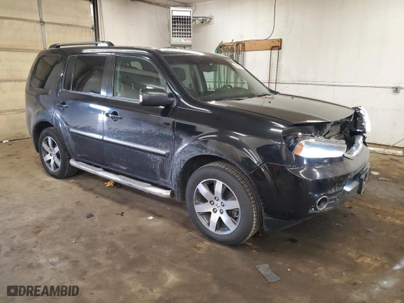 2012 Honda Pilot Touring with VIN 5FNYF4H98CB055927, listed as a Copart auction lot 48864795 with 183,004 mi miles and Salvage Title. Bid and sale history available at carsss.com. Image 4.