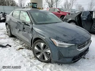 2023 Polestar 2 with VIN YSMED3KA9PL135833, listed as a Copart auction lot 46100995 with 0 mi miles and Non Repairable. Bid and sale history available at carsss.com. Image 11.