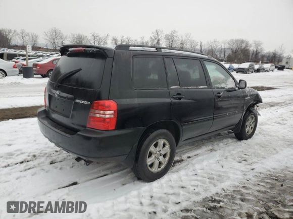 2001 Toyota Highlander z VIN JTEHF21A410017790, wystawiony jako Copart lot #44321405 z przebiegiem 165 648 mil mil oraz Szkoda całkowita • Salvage title. Historia ofert i sprzedaży dostępna na DreamBid. Obrazek 3.