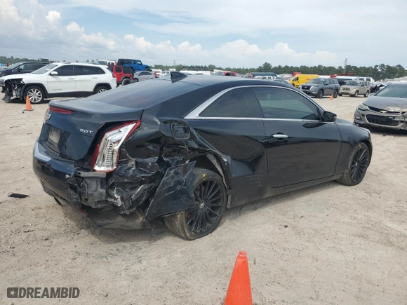 2016 Cadillac ATS Coupe Luxury Collection AWD with VIN 1G6AH1RX8G0172793, listed as a Copart auction lot 67384064 with 123,037 mi miles and Salvage Title. Bid and sale history available at carsss.com. Image 3.