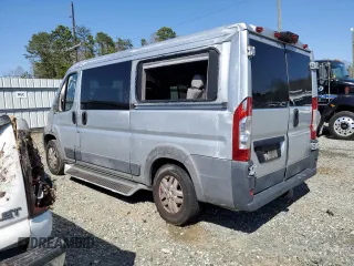 2018 Ram ProMaster Cargo with VIN 3C6TRVAG1JE147424, listed as a Copart auction lot 50696185 with 60,413 mi miles and Salvage Title. Bid and sale history available at DreamBid. Image 2.