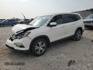 2018 Honda Pilot EX-L with VIN 5FNYF5H56JB014566, listed as a Copart auction lot 60072465 with 126,992 mi miles and Salvage title. Bid and sale history available at DreamBid. Image 1.